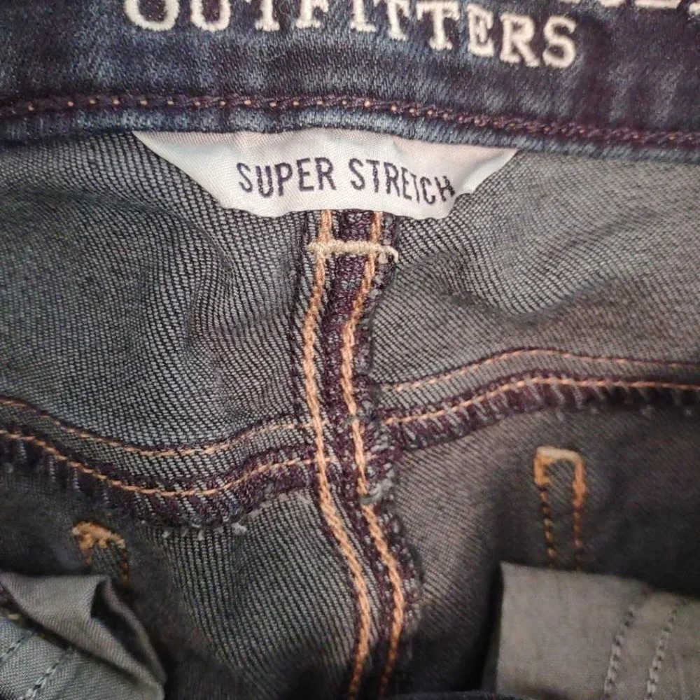 American Eagle Dark Wash Skinny Denim Jeans 00